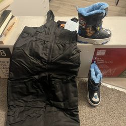 Snow Boots And Suit