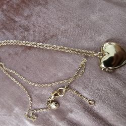 Cute Crew Necklace Locket  Heart