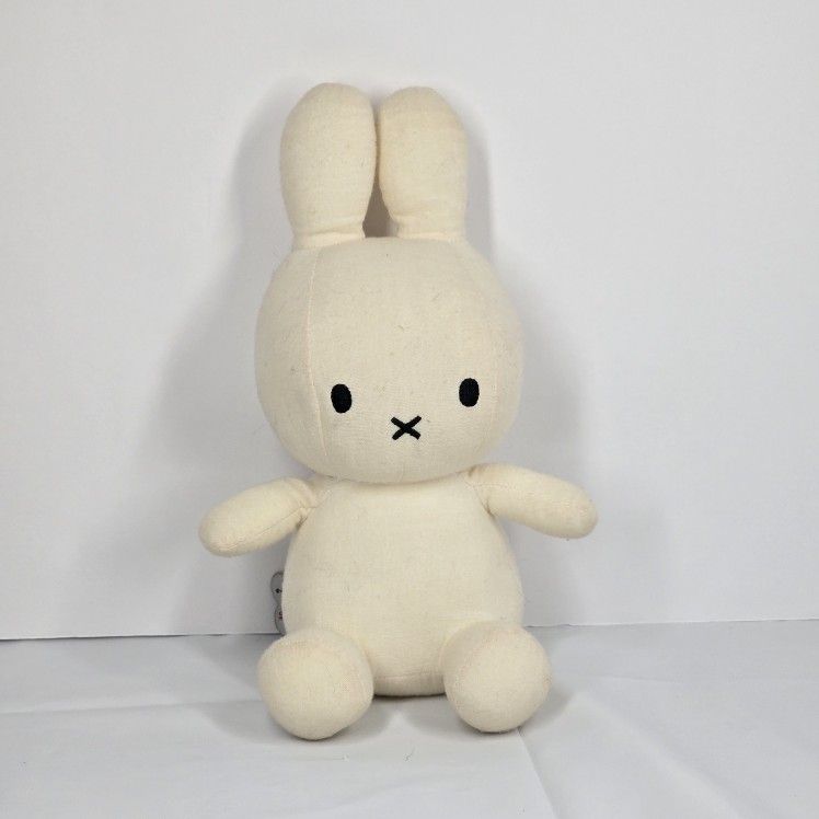 Nijntje Miffy Dick Bruna Dutch Bunny Rabbit Plush 10" Stuffed Animal Storybook