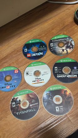Xbox One Games: disney infinity Halo 5 Titanfall lego dimensions ghost recon