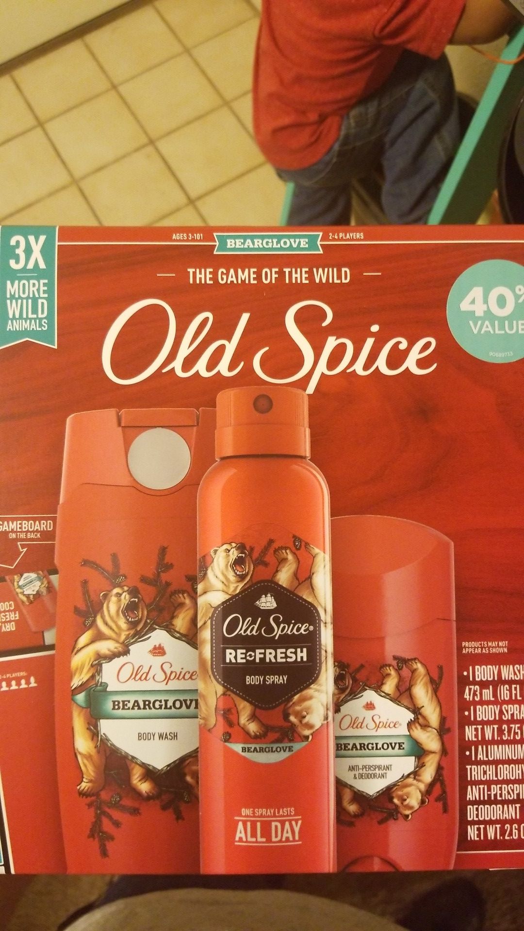 Old spice bearglove gift pack