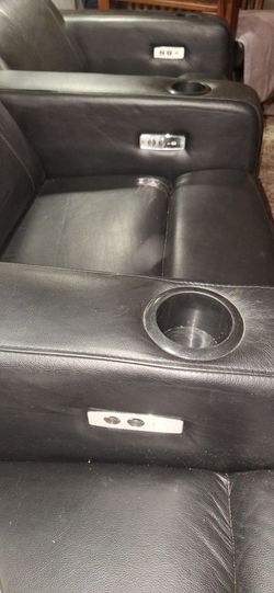 Recling set of 3 chairs