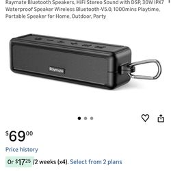 Bluetooth Speaker, HiFi Stereo Sound & Waterproof