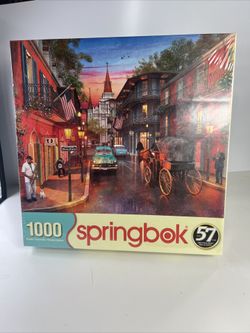 BOURBON STREET Springbok's 1000 Piece Jigsaw Puzzle Brand NEW Sealed