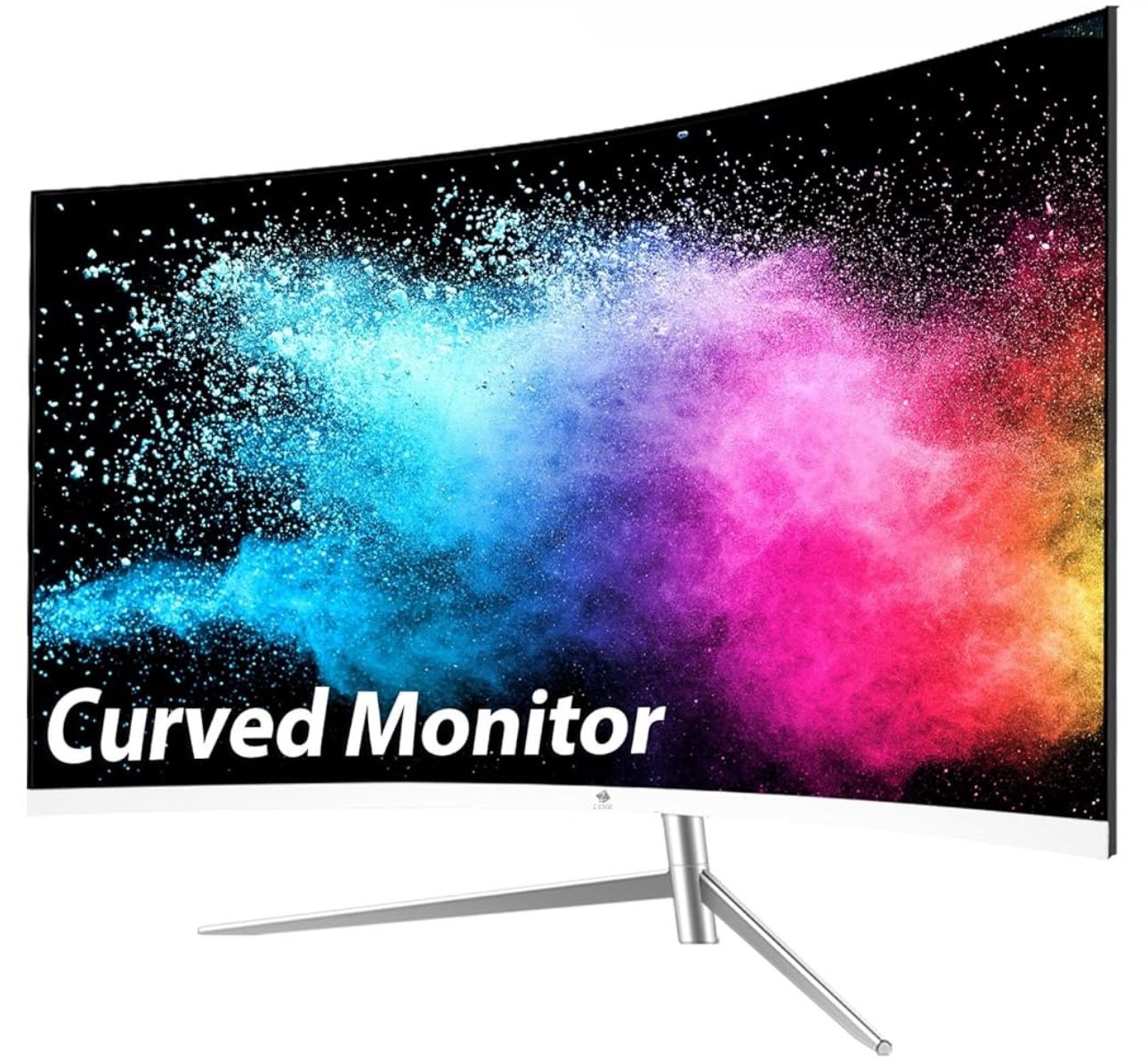 24 Inch Curved Gaming Monitor, Full HD 1080P 1920x1080 LED Backlight Monitor, with 75Hz Refresh Rate and Eye Care Technology, Wide Viewing Angle