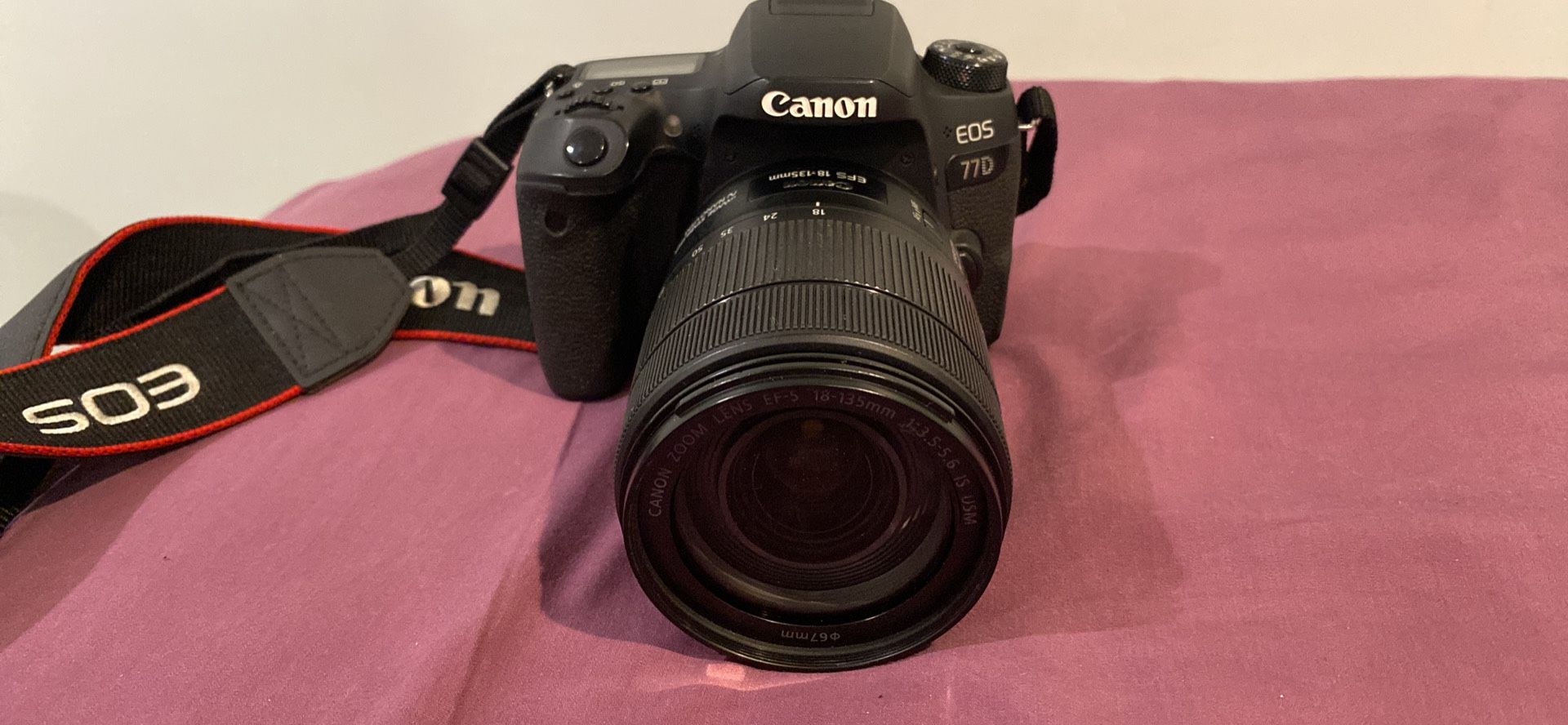 Canon 77D Camera With 35-115MM Lens
