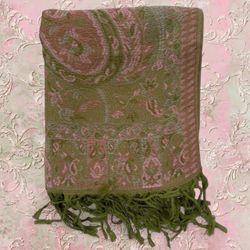 New | Limited Edition: Light Green Pashmina Shawl