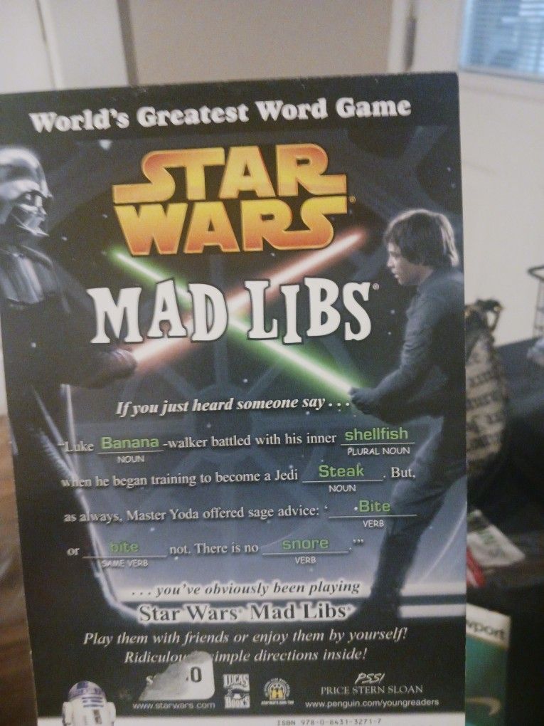 Star Wars Mad Lib