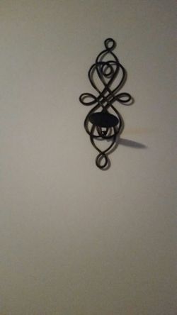 Metal Wall Art/Candle holders