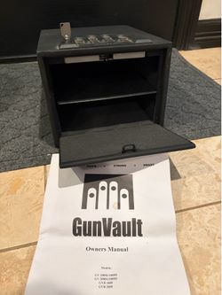 GunVault Quick Access Gun Safe – Keypad & Keyed Entry