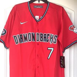 XL - DBACKS #7 CORBIN CARROLL JERSEY