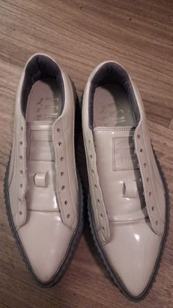 Puma  x Fenty Rihanna Pointy Creeper Patent "Dove" Grey – Size 5.5 (Worn Once)