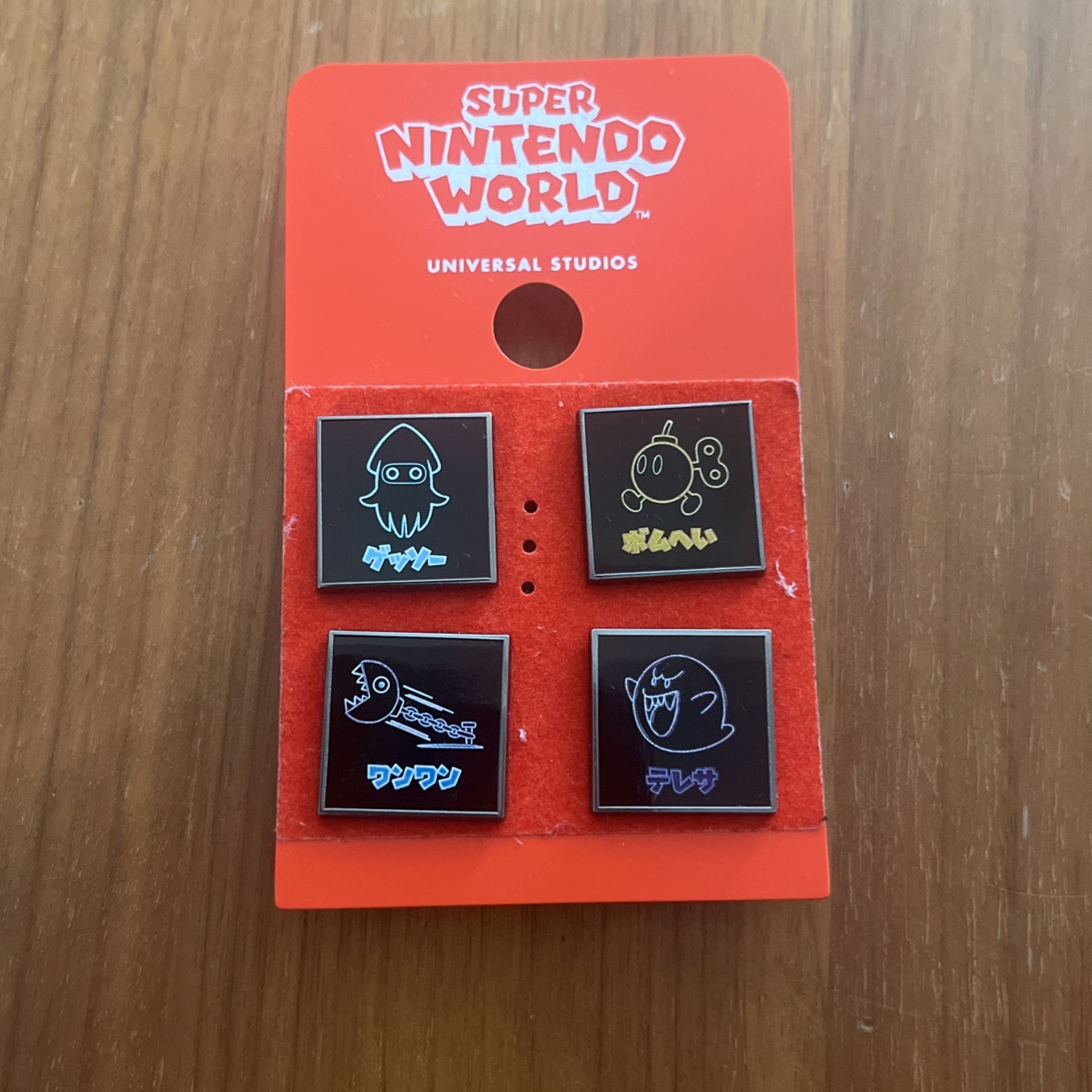 universal studios Super Nintendo World Super Mario 4-pack Pins