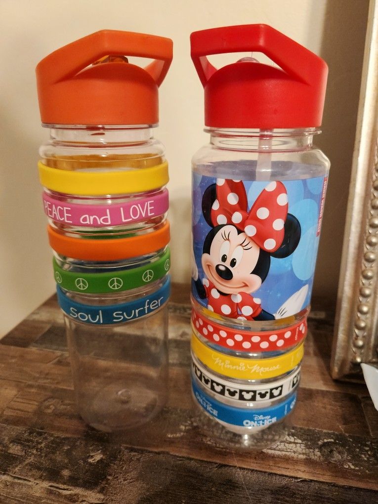 Disney On ICE & Peace and Love SNAP BRACLET TUMBLR