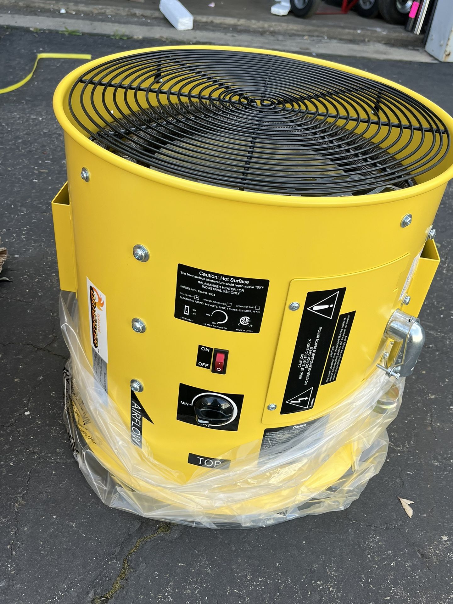 BRAND NEW ELECTRIC HEATER FOR CONSTRUCTION SITES, GARAGES , WORKSHOPS ETC  for Sale in Acampo, CA - OfferUp
