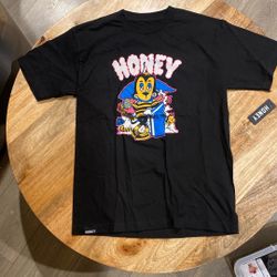 New Black Honey Shirt Size M 