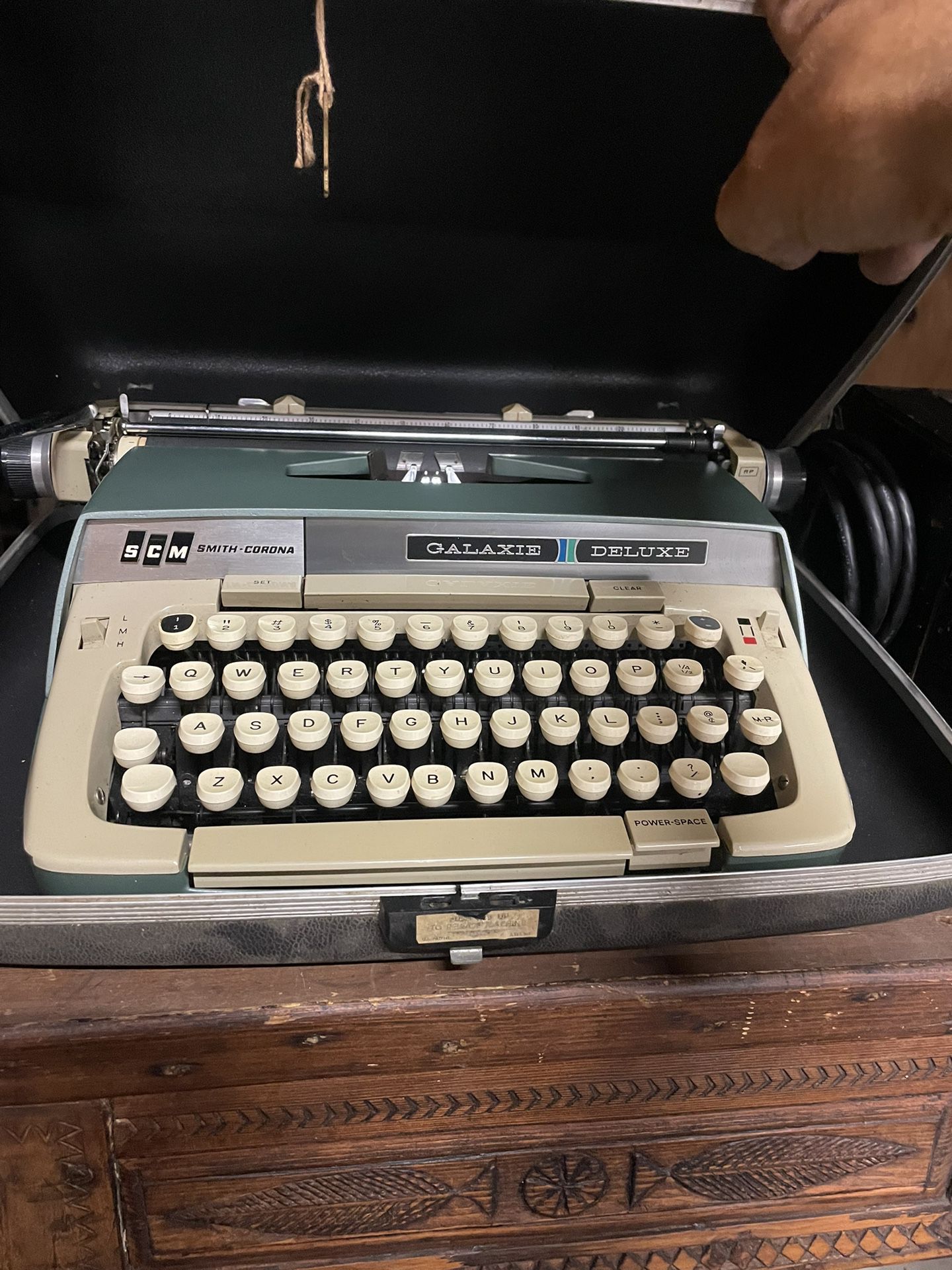 Vintage Smith-Corona Typewriter In Case