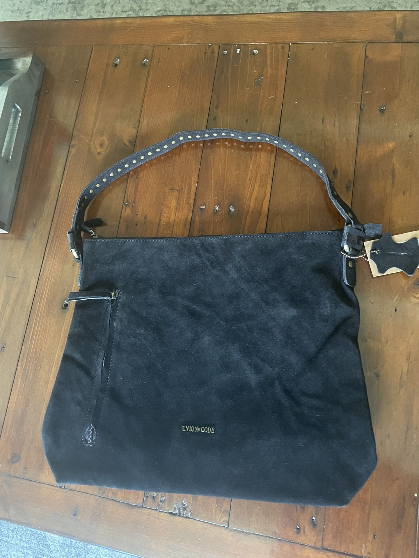 Brand New Union Code Genuine Leather Hobo Bucket Bag Purse