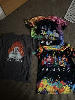 Gorilla Tag Shirts Size 12