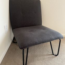 Modern Accent Chair – Charcoal Gray