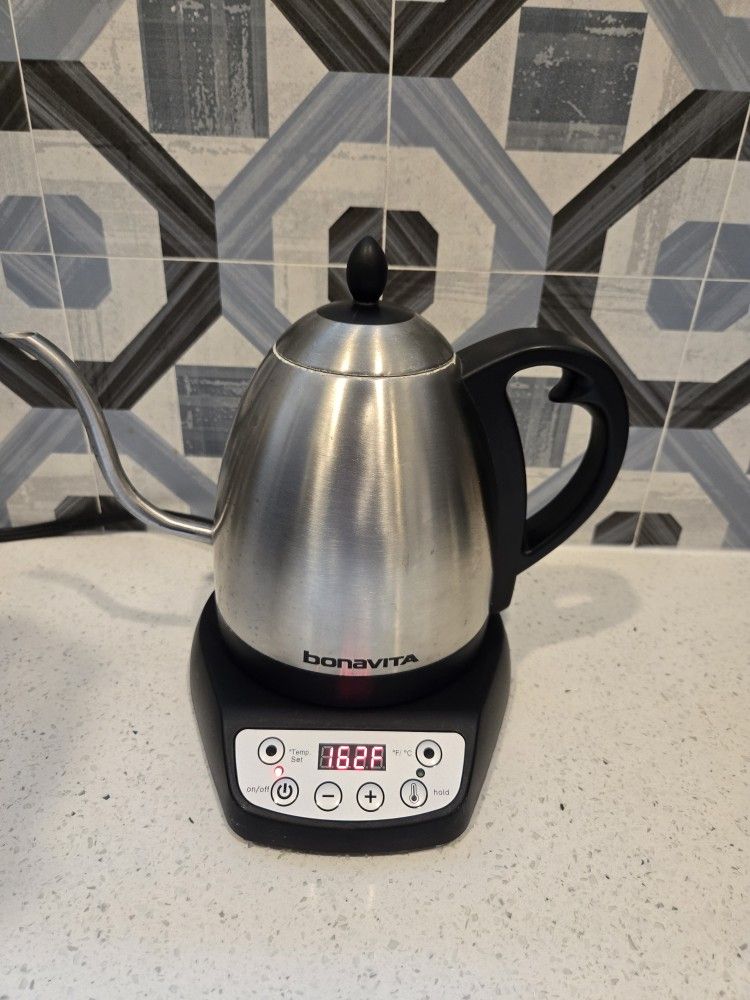Bonavita Brushed Stainless Steel Gooseneck Kettle