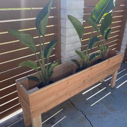 Custom Size Planter Box With Wheel Restaurant Home Decor Outdoor Raised Bed Vegetables Herb AC pool equipment heater cover