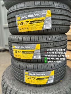 205/50R16 Land Golden Set of Tires Installed and Balanced Set de Llantas Nuevas Instaladas y Balanceadas
