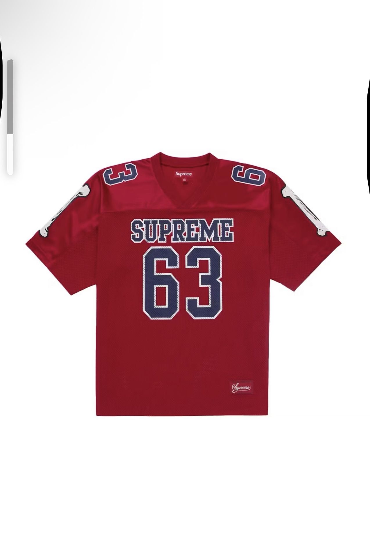 Supreme Bones Football Jersey Red