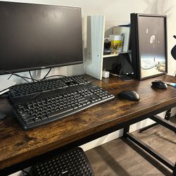 Rustic Brown Work Desk