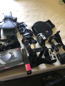 Assorted knee and back braces