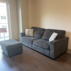 Dark Grey 85” Couch 