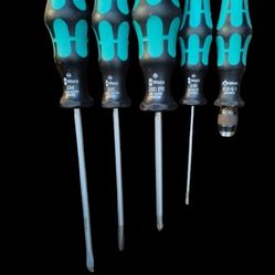  Assorted Wera Screw Driver Set