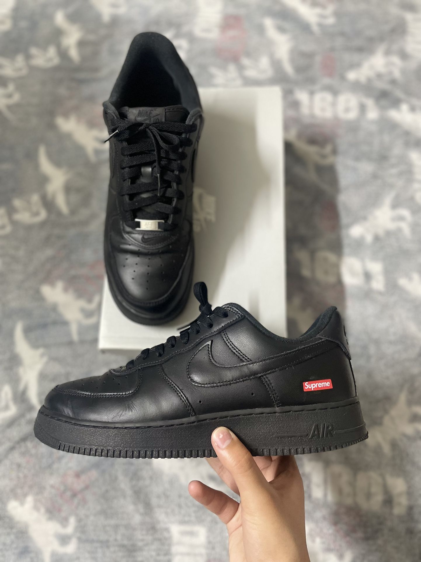 Black Supreme Airforce 1