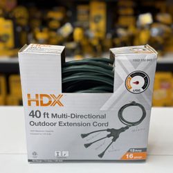 HDX 40 ft multidirectional outdoor extension cord 