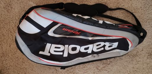 BABOLAT TEAM PURE DRIVE TENNIS 6 RACQUET BAG CARRY CASE BACKPACK 6 PACK RACKET