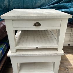 Boho Distressed End / Night Stands 
