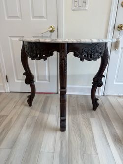 Marble console table