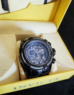 Invicta Reserve Bolt Zeus 0.34 Carat Diamond Swiss Ronda Z60 Caliber Men's Watch - 53mm, Black, Grey