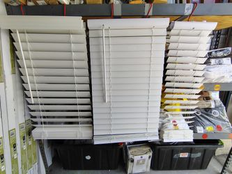 Window Faux Blinds 2" Spring Loaded *New Complete with Hardware * Various Prices *I Cut Your Size 