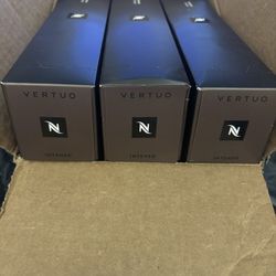 New in box set of 3 sleeves 30 pods total Nespresso coffee Intenso 