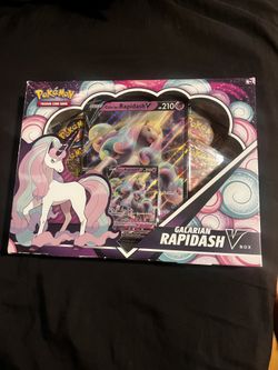 2021 Pokemon Galarian Rapidash V Box