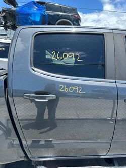 2016 2022 CHEVROLET COLORADO Rear Right Passenger Side Door Puerta Trasera Derecha Colorado Canyon 16-22