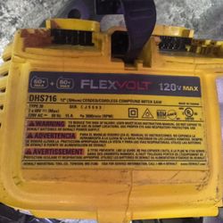 Dewalt 12”  Compound Miter Saw.  Cordless/Corded  Brushless, DHS716