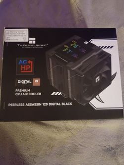 Premium CPU cooler. Digital temp display