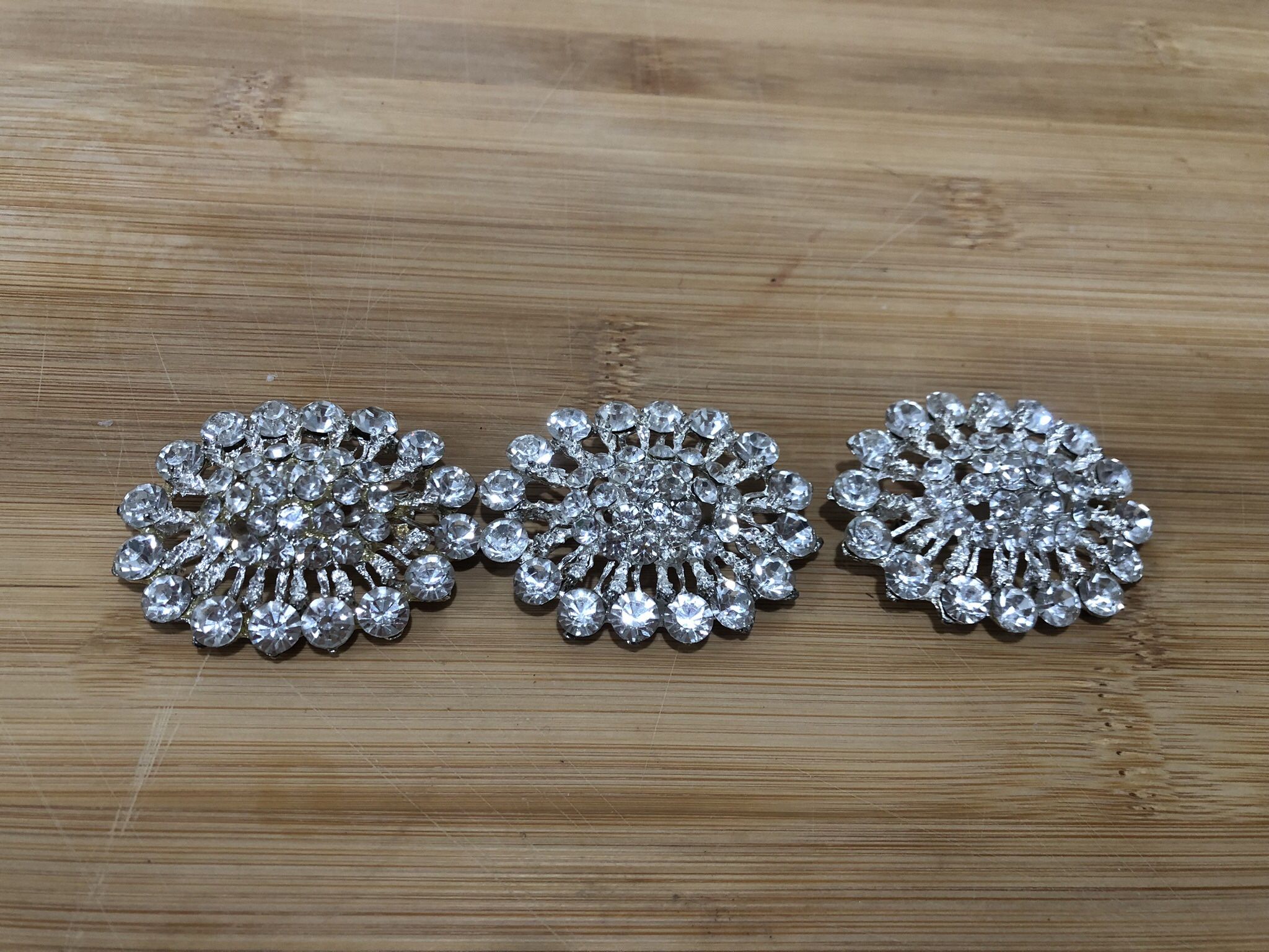 Rhinestone Broach/Napkin Holder