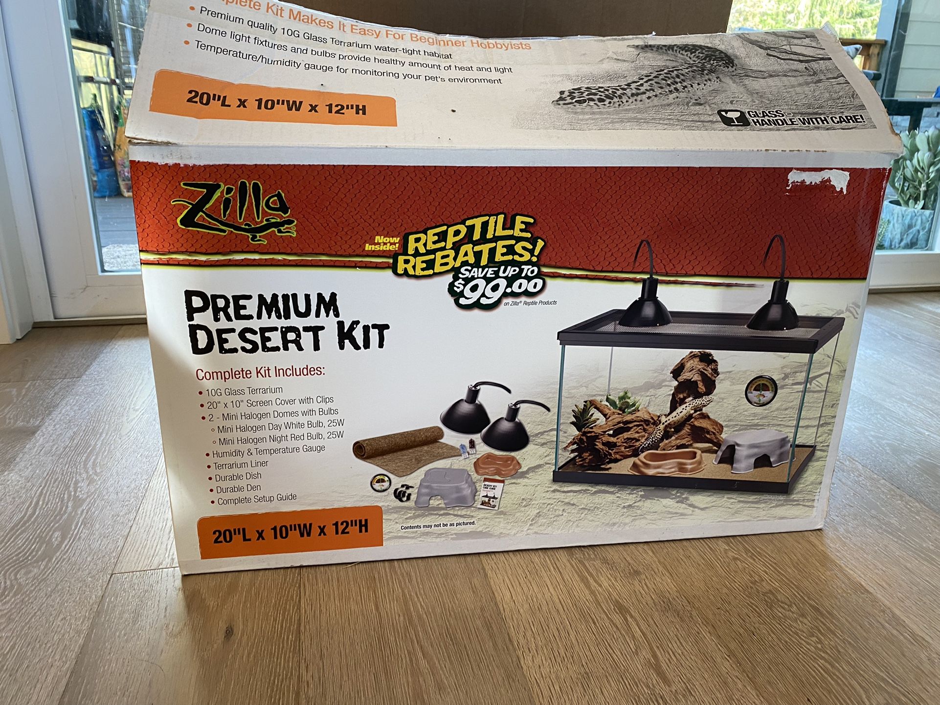 Zilla basic desert kit top