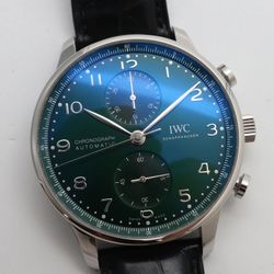 IWC Portugieser 41mm Steel Leather Automatic Watch