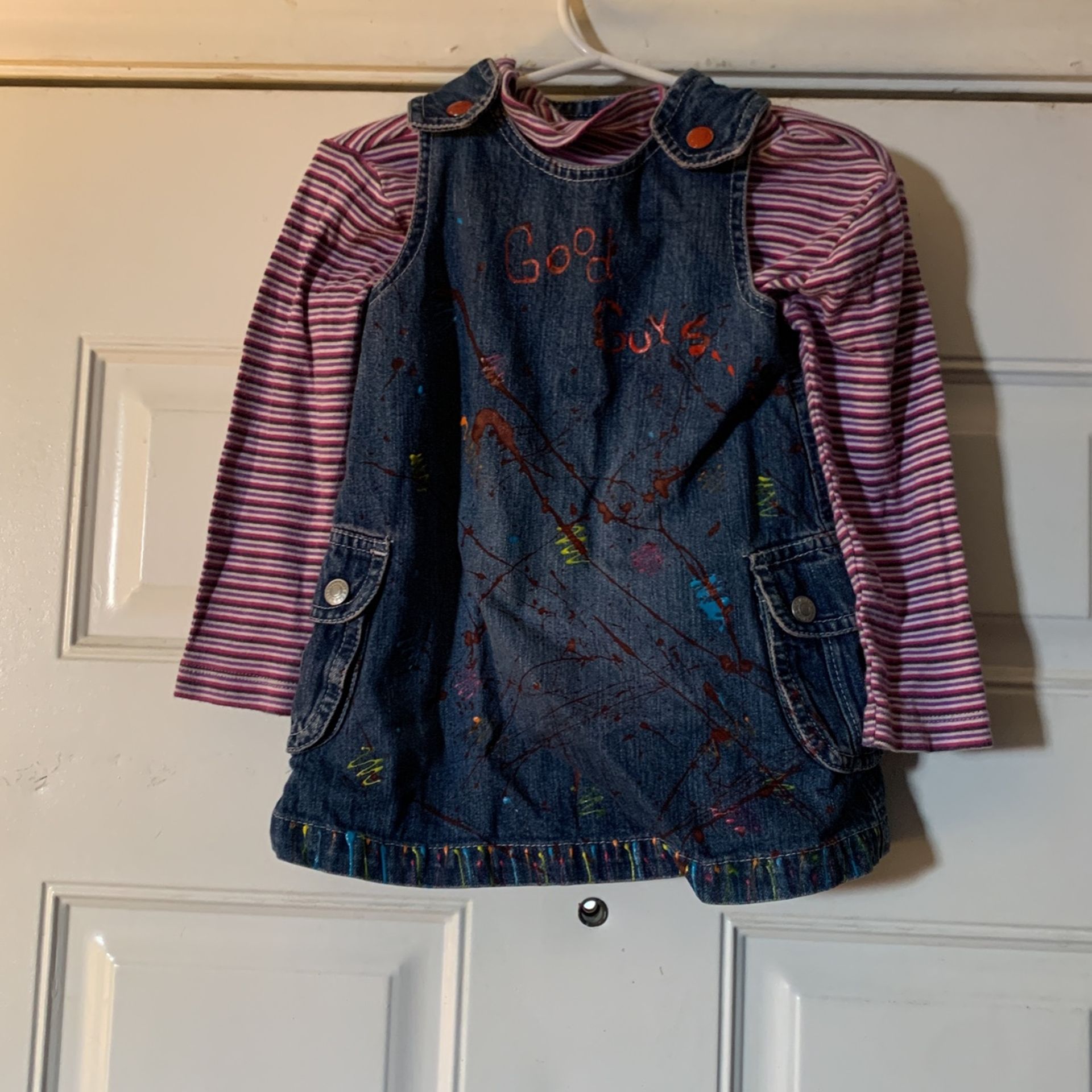 Child’s Play Good Guy’s Chucky Halloween Costume For Girls