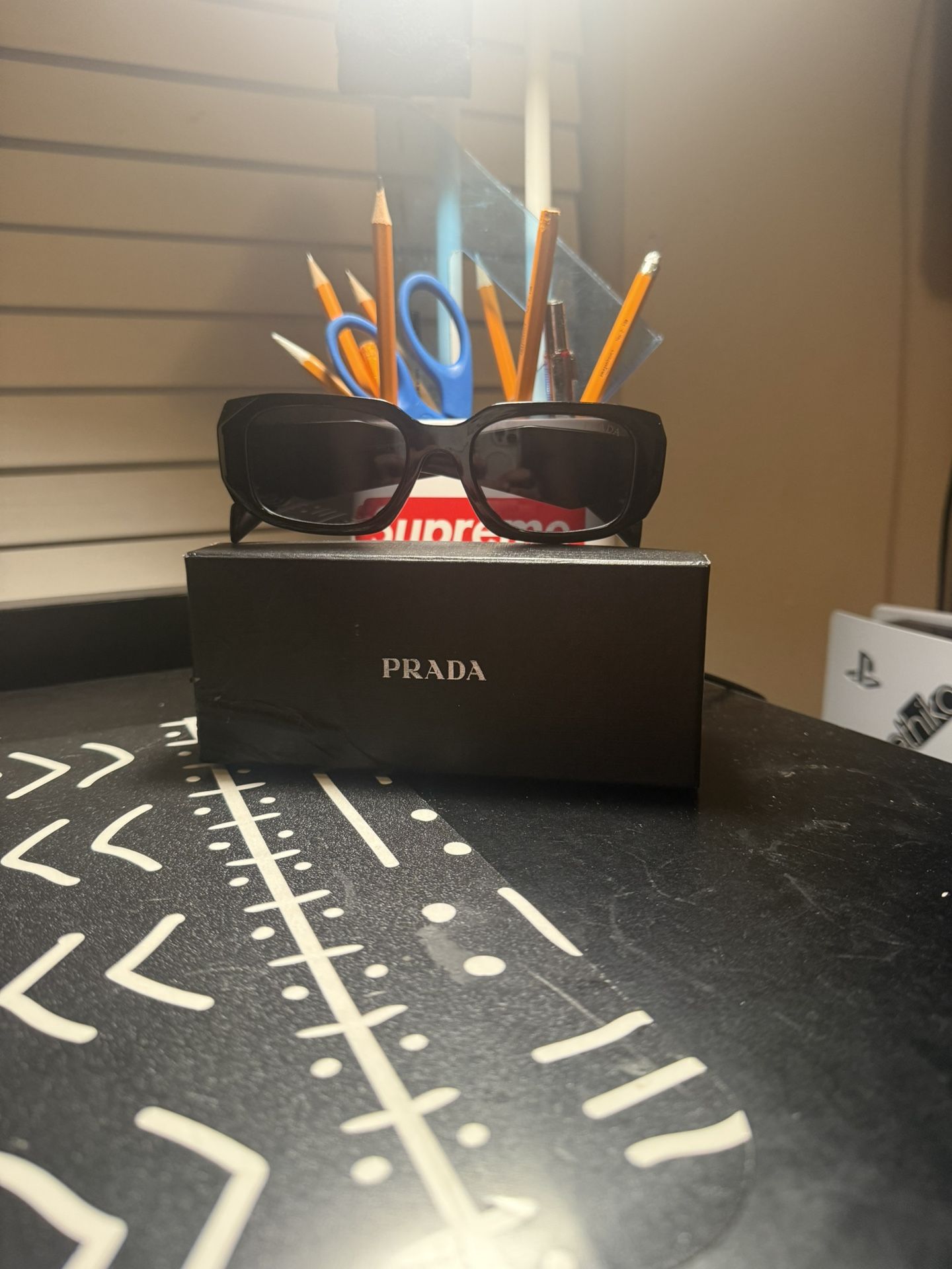 Black And White Prada Sunglasses