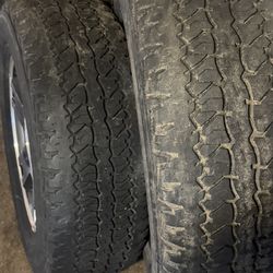 18 Inch Tires And Rims Set Used 
